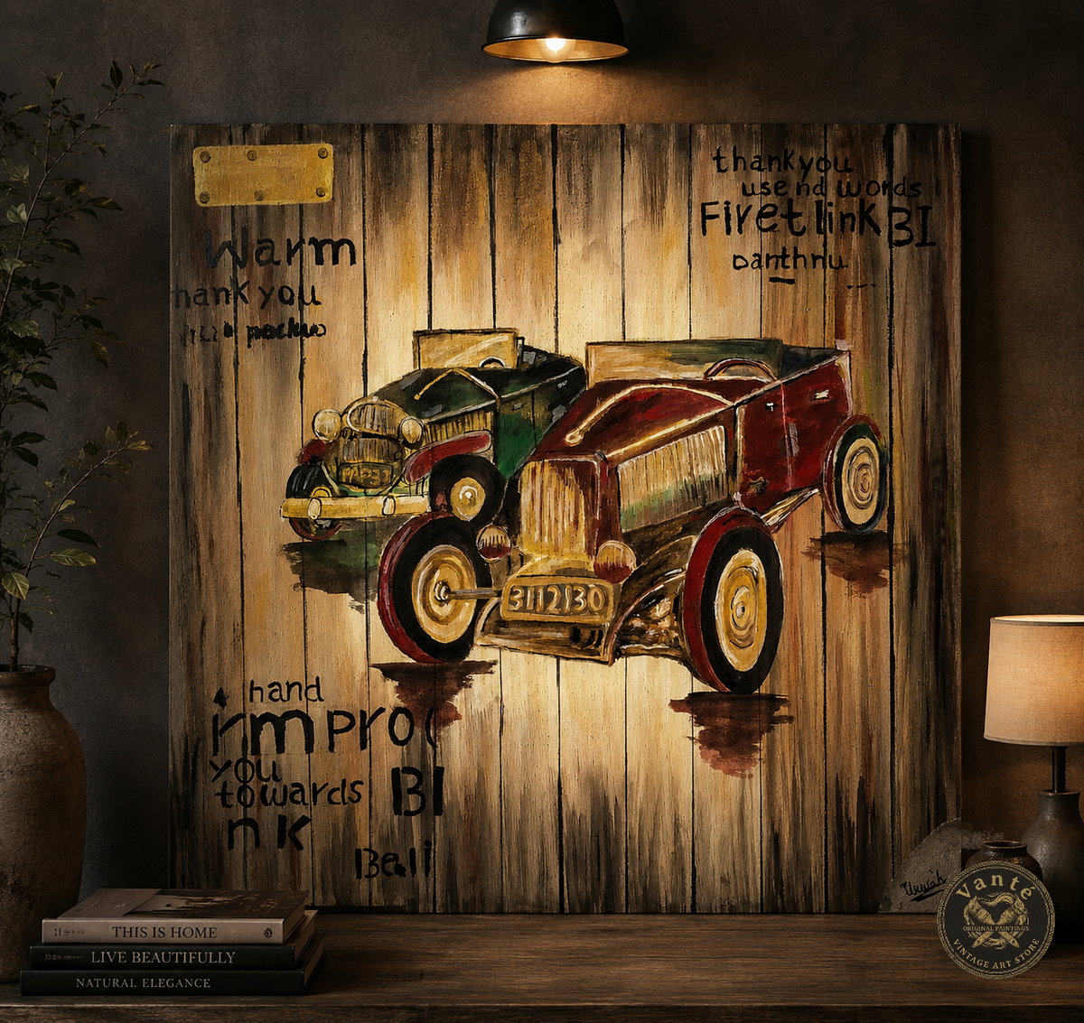 Classic Car Vintage Art